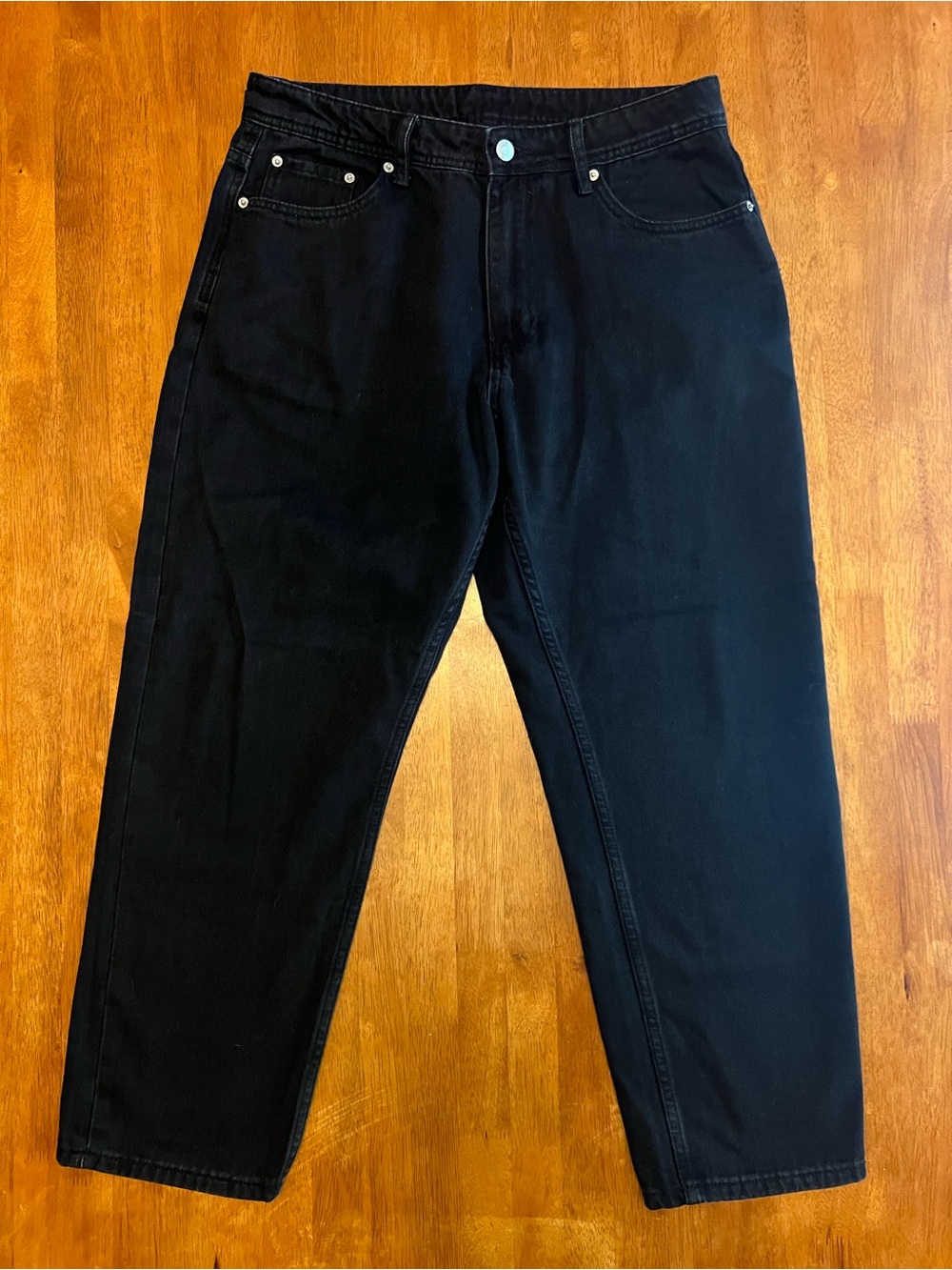 YoungLA Men's Black Relaxed Fit Jeans Size 32R Model 609